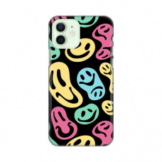 Futrola Silikonska Print za iPhone 12 6.1 Black Color Smiles Futrola Silikonska Print za iPhone 12 6.1 Black Color Smiles