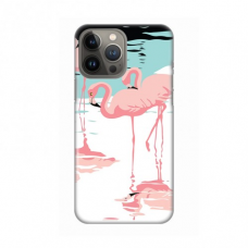 Futrola Silikonska Print za iPhone 13 Pro Max 6.7 Pink Flamingos