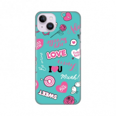Futrola Silikonska Print za iPhone 14 Plus 6.7 Love