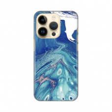 Futrola Silikonska Print za iPhone 14 Pro 6.1 Blue Marble