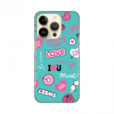 Futrola Silikonska Print za iPhone 14 Pro 6.1 Love