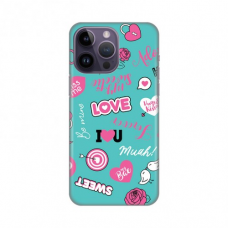 Futrola Silikonska Print za iPhone 14 Pro Max 6.7 Love