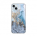 Futrola Silikonska Print za iPhone 15 Plus 6.7 Blue Gold Marble