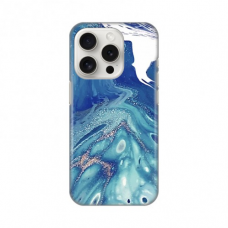 Futrola Silikonska Print za iPhone 15 Pro 6.1 Blue Marble
