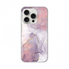 Futrola Silikonska Print za iPhone 15 Pro 6.1 Pink Marble