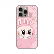 Futrola Silikonska Print za iPhone 15 Pro Max 6.7 La Bubu Pink