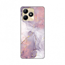 Futrola Silikonska Print za Realme C53 Pink Marble