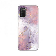 Futrola Silikonska Print za Samsung A037G Galaxy A03s Pink Marble