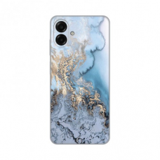 Futrola Silikonska Print za Samsung A075F Galaxy A07 Blue Gold Marble