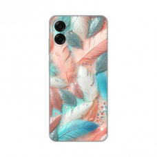 Futrola Silikonska Print za Samsung A075F Galaxy A07 Pastel Feathers