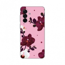 Futrola Silikonska Print Skin za Samsung A175F Galaxy A17 Pink Orchid