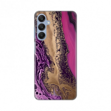 Futrola Silikonska Print za Samsung A256B Galaxy A25 5G Purple Gold Marble