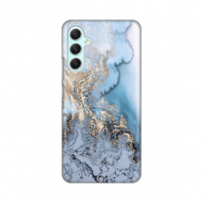 Futrola Silikonska Print za Samsung A346B Galaxy A34 5G Blue Gold Marble