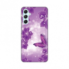 Futrola Silikonska Print za Samsung A346B Galaxy A34 5G Butterfly And Flowers