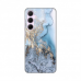 Futrola Silikonska Print za Samsung A356B Galaxy A35 5G Blue Gold Marble