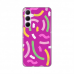 Futrola Silikonska Print za Samsung A356B Galaxy A35 5G Happy LinesÂ pink