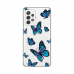 Futrola Silikonska Print za Samsung A525F/A526B/A528B Galaxy A52 4G/A52 5G/A52s 5G Blue butterfly