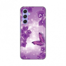 Futrola Silikonska Print za Samsung A546B Galaxy A54 5G Butterfly And Flowers