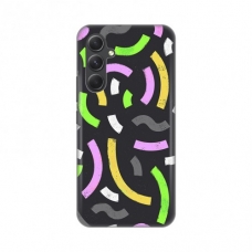 Futrola Silikonska Print za Samsung A546B Galaxy A54 5G Happy Lines gray
