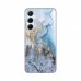 Futrola Silikonska Print za Samsung A556B Galaxy A55 5G Blue Gold Marble