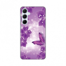 Futrola Silikonska Print za Samsung A556B Galaxy A55 5G Butterfly And Flowers