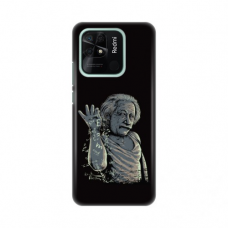 Futrola Silikonska Print za Xiaomi Redmi 10C Funny Albert Einstein