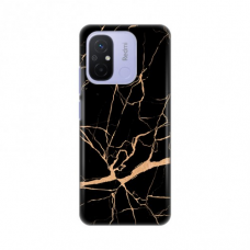 Futrola Silikonska Print za Xiaomi Redmi 12C All Black