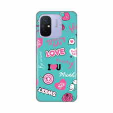 Futrola Silikonska Print za Xiaomi Redmi 12C Love