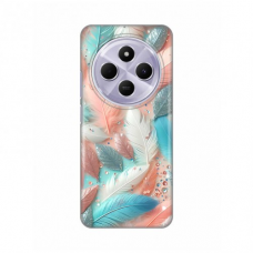 Futrola Silikonska Print za Xiaomi Redmi 14C/Redmi A4 Pastel Feathers