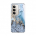 Futrola Silikonska Print za Xiaomi Redmi 15 4G Blue Gold Marble