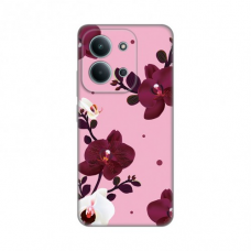 Futrola Silikonska Print Skin za Xiaomi Redmi 15C 4G Pink Orchid