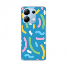 Futrola Silikonska Print za Xiaomi Redmi Note 13 4G (EU) Happy LinesÂ blue