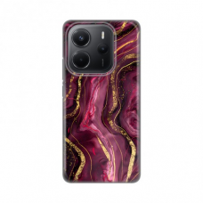 Futrola Silikonska Print za Xiaomi Redmi Note 14 4G (SRB) Burgundy