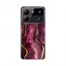 Futrola Silikonska Print za ZTE Blade A54 Burgundy