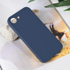 Futrola Teracell Soft Velvet za iPhone 16e 6.1 tamno plava