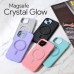 Futrola Magsafe Crystal Glow za iPhone 15 6.1 mint