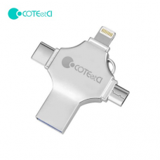 USB flash memorija Coteci CS8836 128GB USB 3.0/micro USB/Type C/lightning USB flash memorija Coteci CS8836 128GB USB 3.0/micro USB/Type C/lightning
