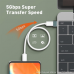 Adapter LDNIO LC150 Type C na USB sivi