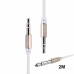 Audio kabl REMAX RM-L200 Aux 3.5mm bela 2m Audio kabl REMAX RM-L200 Aux 3.5mm bela 2m