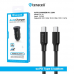 Auto punjac Teracell Evolution TC-12 PD 20W crni sa PD Type C kablom crni Auto punjac Teracell Evolution TC-12 PD 20W crni sa PD Type C kablom crni
