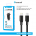 Auto punjac Teracell Evolution TC-13 PD 30W + USB QC3.0 18W, 48W (total) sa PD Lightning kablom crni