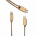 Data kabl LDNIO LC86 za iPhone lightning/micro USB zlatni 1m Data kabl LDNIO LC86 za iPhone lightning/micro USB zlatni 1m