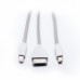 Data kabl Teracell Extreme 3u1(micro USB/iphone 4/iphone 5) sivi 1.2m