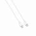 Data kabl LDNIO LC121-C 65w, Type C na Type C beli 1m Data kabl LDNIO LC121-C 65w, Type C na Type C beli 1m