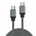 Data kabl LDNIO LC442C 65w, Type C na Type C sivi 2m Data kabl LDNIO LC442C 65w, Type C na Type C sivi 2m