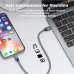 Data kabl LDNIO LC442I 30w, Type C na iPhone Lightning sivi 2m Data kabl LDNIO LC442I 30w, Type C na iPhone Lightning sivi 2m