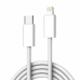 Data kabl LDNIO LC902-I 30W Type C na Lightning beli 2m Data kabl LDNIO LC902-I 30W Type C na Lightning beli 2m