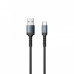 Data kabl REMAX Kayla II RC-C008 2.4 A Elastic TPE Aluminum Type C crni