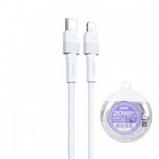 Data kabl REMAX Leya Series PD 20W Fast Charging RC-C056 Type C na iPhone lightning beli Data kabl REMAX Leya Series PD 20W Fast Charging RC-C056 Type C na iPhone lightning beli