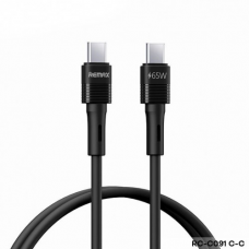 Data kabl REMAX Leya Series PD 65W Fast Charging RC-C091 Type C na Type C crni Data kabl REMAX Leya Series PD 65W Fast Charging RC-C091 Type C na Type C crni